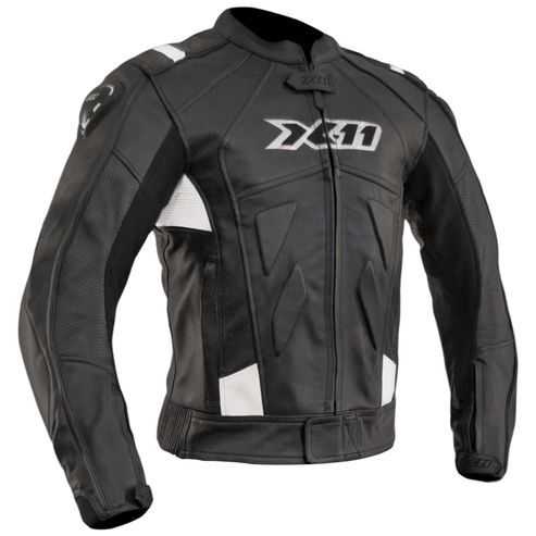 Jaqueta-X11-Speed-Couro-Black-White