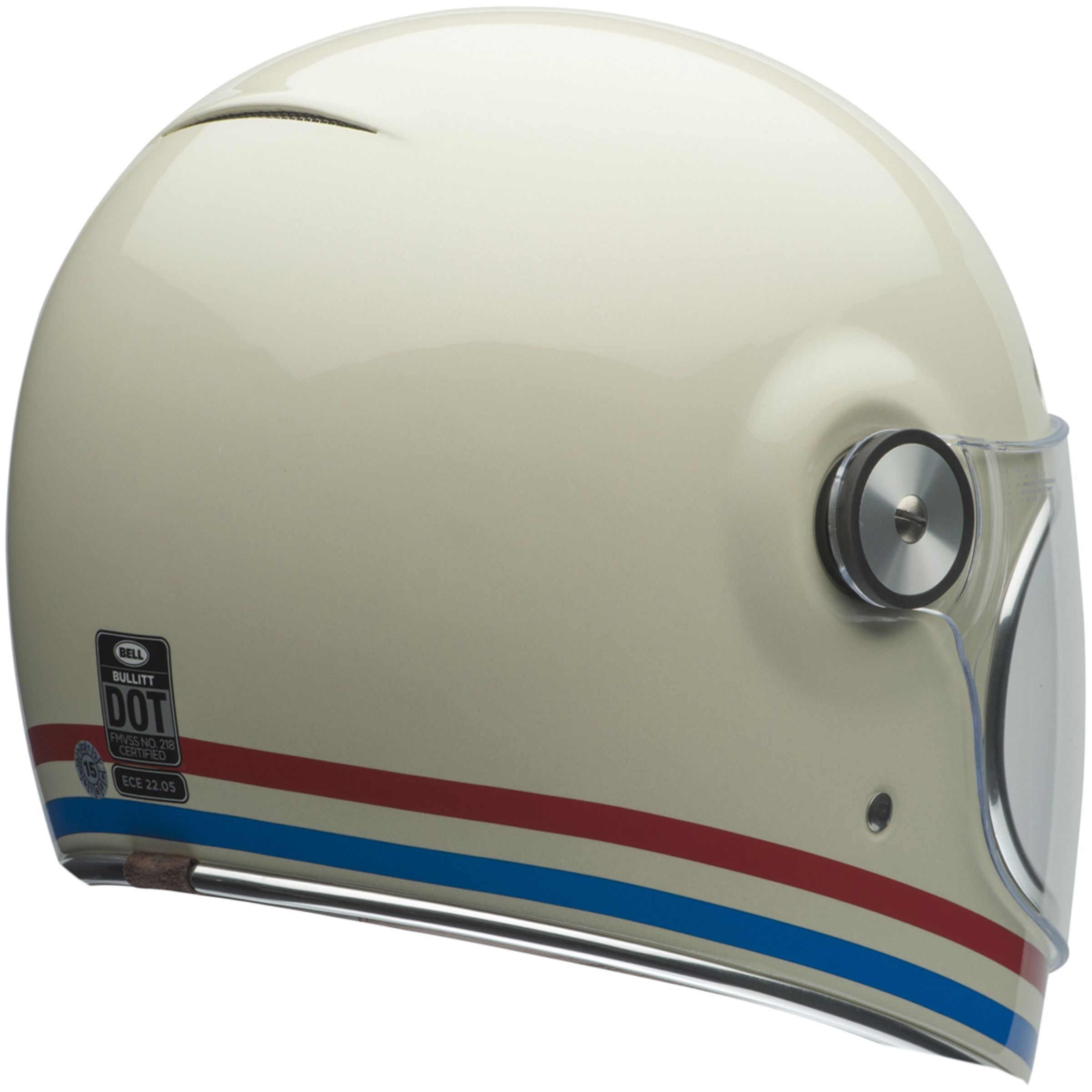Bell Bullitt Stripes Pearl White motosprint