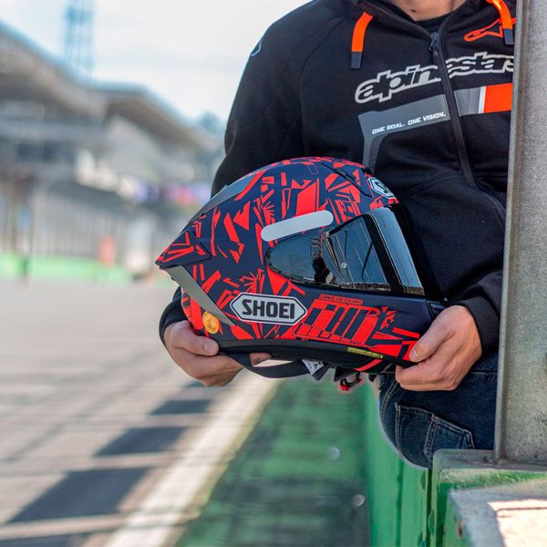 Capacete Shoei X-Spr Pro Marquez Dazzle Tc-10 - motosprint
