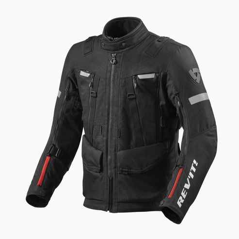 FJT297_Jacket_Sand_4_H2O_Black_front-1-